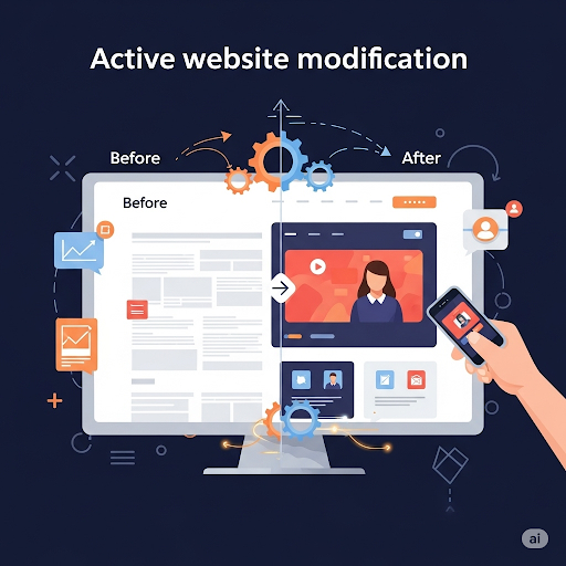 Modificare e aggiornare sito web attivo